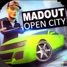 Скачать взломанную MadOut Open City на Андроид - Мод много монет