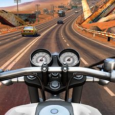 Скачать взломанную Moto Rider GO: Highway Traffic на Андроид - Мод много монет
