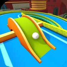 Скачать взломанную Mini Golf 3D City Stars Arcade на Андроид - Мод все открыто
