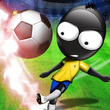 Скачать взломанную Stickman Soccer 2014 на Андроид - Мод много монет