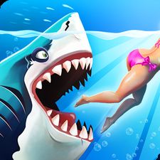 Скачать взломанную Hungry Shark World на Андроид - Мод много монет