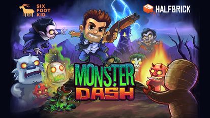 Скачать взломанную Monster Dash на Андроид - Мод бесконечные деньги