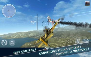 Скачать взломанную WW2 самолет битва 3D на Андроид - Мод много монет