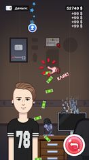 Скачать взломанную Ютуберы - кликер на Андроид - Мод бесконечные деньги