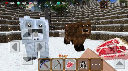 Скачать взломанную Winter Craft 3: Mine Build на Андроид - Мод все открыто