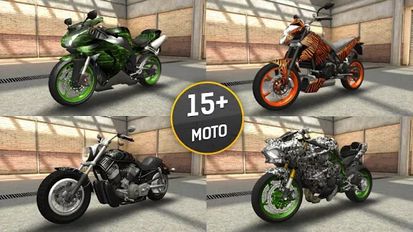 Скачать взломанную Moto Racing 3D на Андроид - Мод все открыто