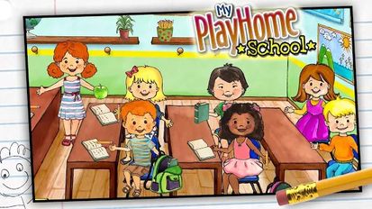 Скачать взломанную My PlayHome School на Андроид - Мод все открыто