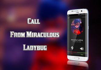 Скачать взломанную Fake Call Miraculous Ladybug на Андроид - Мод много монет