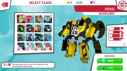Скачать взломанную Transformers: RobotsInDisguise на Андроид - Мод много монет