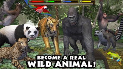 Скачать взломанную Ultimate Jungle Simulator на Андроид - Мод бесконечные деньги