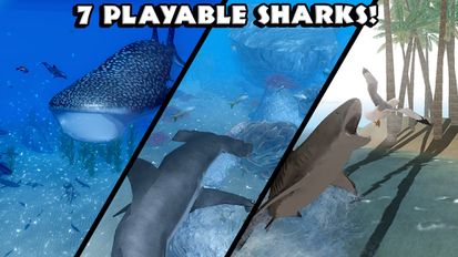 Скачать взломанную Ultimate Shark Simulator на Андроид - Мод много монет