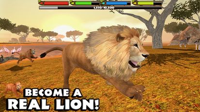 Скачать взломанную Ultimate Lion Simulator на Андроид - Мод все открыто