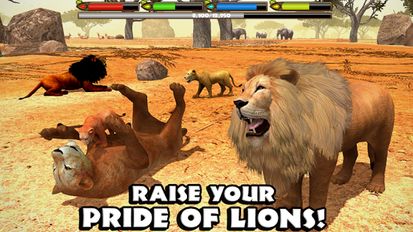 Скачать взломанную Ultimate Lion Simulator на Андроид - Мод все открыто