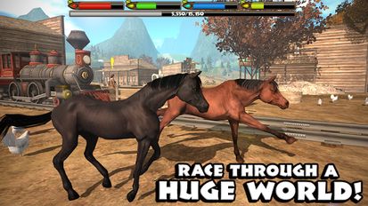 Скачать взломанную Ultimate Horse Simulator на Андроид - Мод много монет
