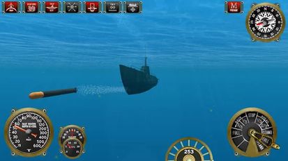 Скачать взломанную Silent Depth подводных лодок на Андроид - Мод много монет