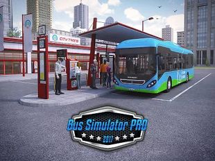 Скачать взломанную Bus Simulator PRO 2017 на Андроид - Мод бесконечные деньги