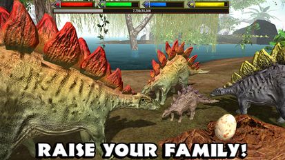 Скачать взломанную Ultimate Dinosaur Simulator на Андроид - Мод много монет