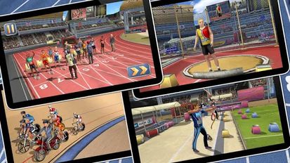 Скачать взломанную Athletics2: Летние Виды Спорта на Андроид - Мод много монет
