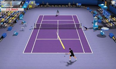 Скачать взломанную Теннис пальцем 3D - Tennis на Андроид - Мод все открыто