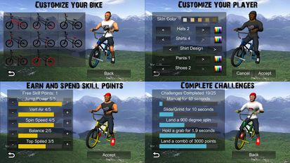 Скачать взломанную BMX Freestyle Extreme 3D на Андроид - Мод бесконечные деньги