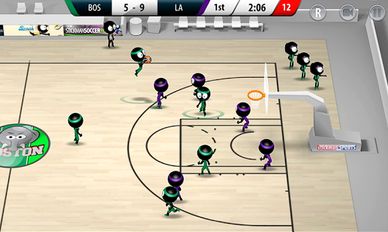 Скачать взломанную Stickman Basketball 2017 на Андроид - Мод бесконечные деньги