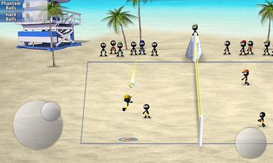 Скачать взломанную Stickman Volleyball на Андроид - Мод все открыто