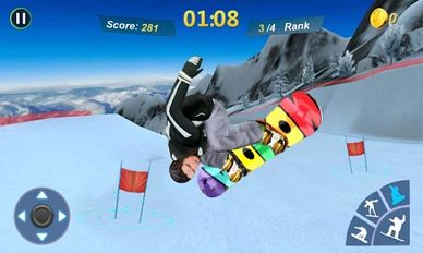 Скачать взломанную Мастер сноубординга 3D на Андроид - Мод все открыто