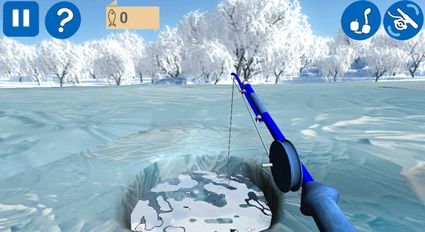 Скачать взломанную Рыбалка зимняя 3D на Андроид - Мод все открыто