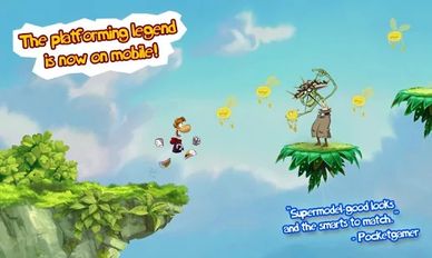 Скачать взломанную Rayman Jungle Run на Андроид - Мод много монет