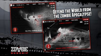 Скачать взломанную Zombie Gunship на Андроид - Мод много монет