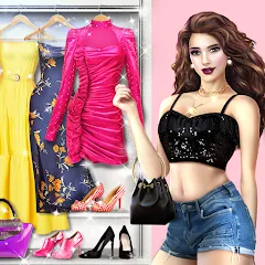 Скачать взломанную Fashion Stylist: Dress Up Game  [МОД Много денег] - стабильная версия apk на Андроид