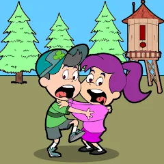 Скачать взломанную Gravity Forest Saw Trap (Гравитационный Лес Пила Ловушка)  [МОД Все открыто] - последняя версия apk на Андроид