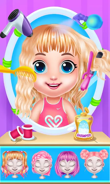 Baby Girl Caring Pinky Style (Беби Грл Керинг Пинки Стайл)  [МОД Menu] Screenshot 2