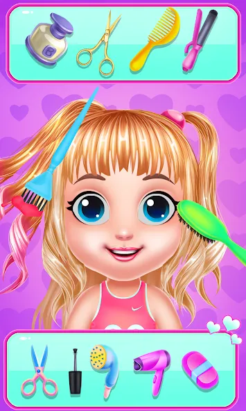 Baby Girl Caring Pinky Style (Беби Грл Керинг Пинки Стайл)  [МОД Menu] Screenshot 3