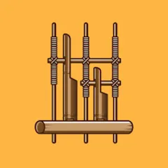 Взломанная Angklung Instrument (Ангклунг инструмент)  [МОД Много денег] - стабильная версия apk на Андроид