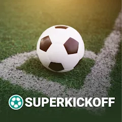 Взломанная Superkickoff - Soccer manager (уперкикофф)  [МОД Mega Pack] - полная версия apk на Андроид