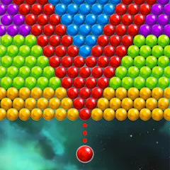 Скачать взломанную Bubble Shooter Space (Бубль шутер спейс)  [МОД Menu] - последняя версия apk на Андроид