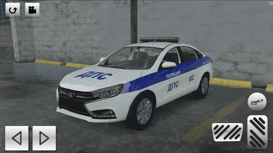 Полицейские гонки: ЛАДА Веста  [МОД Все открыто] Screenshot 3