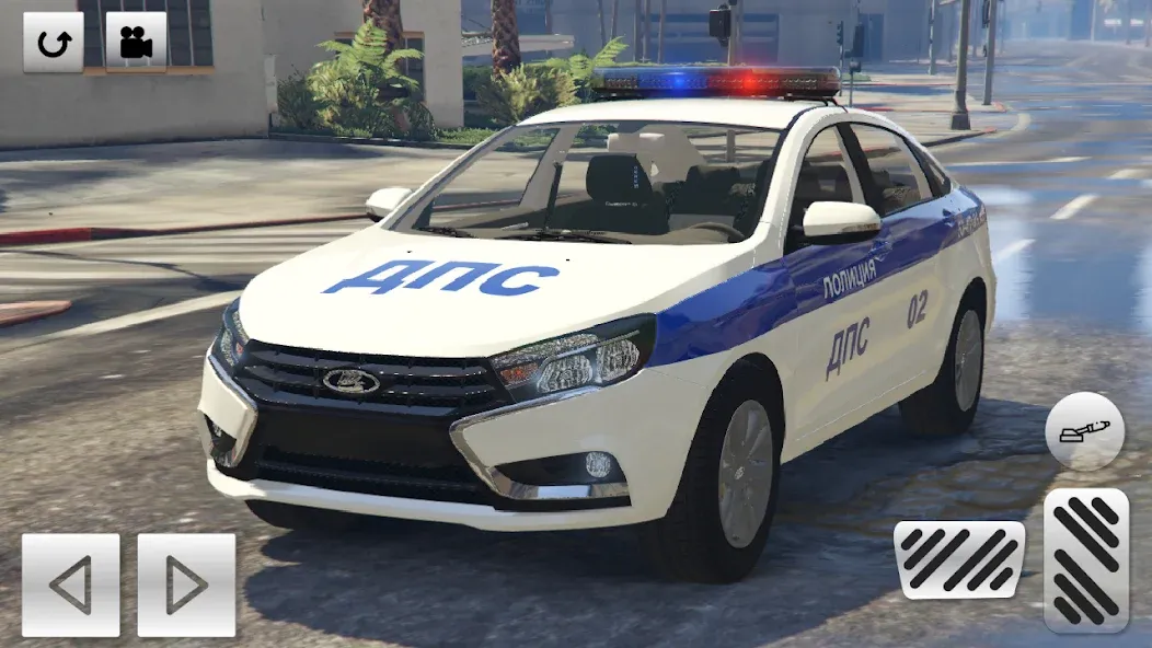 Полицейские гонки: ЛАДА Веста  [МОД Все открыто] Screenshot 4