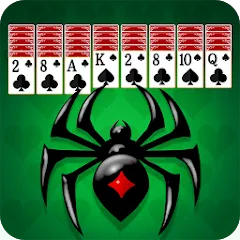 Взлом Spider Solitaire: Card Game (Спайдер Солитер)  [МОД Меню] - стабильная версия apk на Андроид