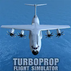 Взломанная Turboprop Flight Simulator (Турбовинтовой симулятор полета 3D)  [МОД Бесконечные деньги] - стабильная версия apk на Андроид