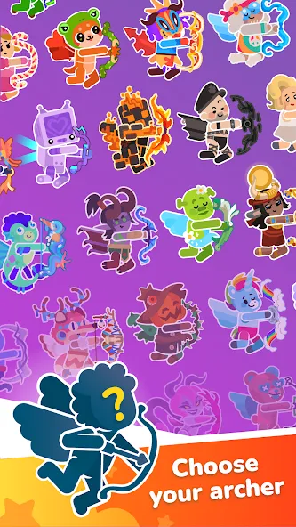 Love Archer: Cupids Arrow (Лав Эрчер)  [МОД Бесконечные деньги] Screenshot 5