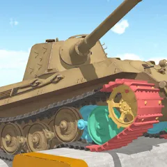 Скачать взломанную Tank Physics Mobile Vol.3  [МОД Menu] - стабильная версия apk на Андроид