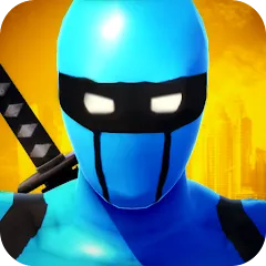 Скачать взломанную Blue Ninja : Superhero Game (Блу Ниндзя)  [МОД Unlocked] - последняя версия apk на Андроид