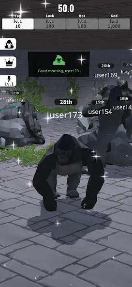 Gorilla Clicker (Горилла кликер)  [МОД Меню] Screenshot 2