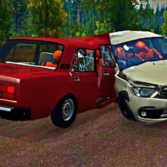 Скачать взломанную АВТОВАЗ КРАШ ТЕСТ СИМУЛЯТОР  [МОД Бесконечные деньги] - стабильная версия apk на Андроид