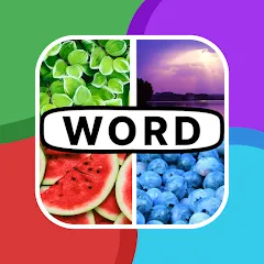 Скачать взломанную 4 Pics 1 Word: Guessing Games  [МОД Menu] - последняя версия apk на Андроид