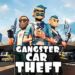 Взломанная Gangster Car Theft Games (Гангстерская автомобильная война игр)  [МОД Много денег] - стабильная версия apk на Андроид