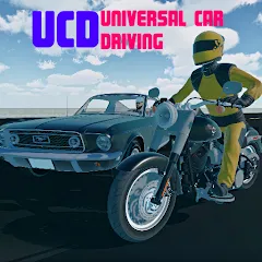 Скачать взломанную Universal Car Driving (Юниверсал Кар Драйвинг)  [МОД Mega Pack] - последняя версия apk на Андроид