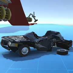 Взлом Realistic Car Crash Simulator  [МОД Unlocked] - стабильная версия apk на Андроид
